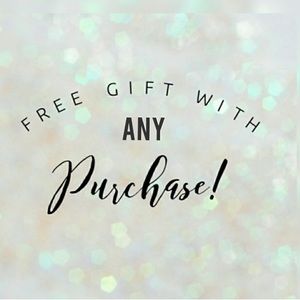 Free gift with any purchase